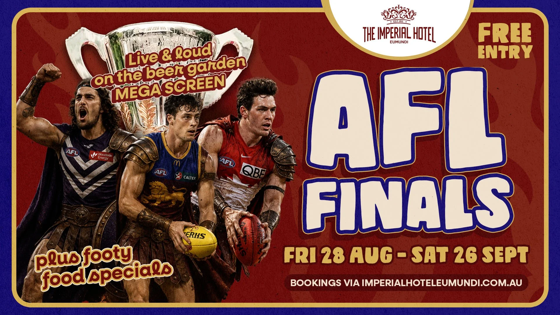 AFL FINALS AT THE IMPERIAL HOTEL EUMUNDI