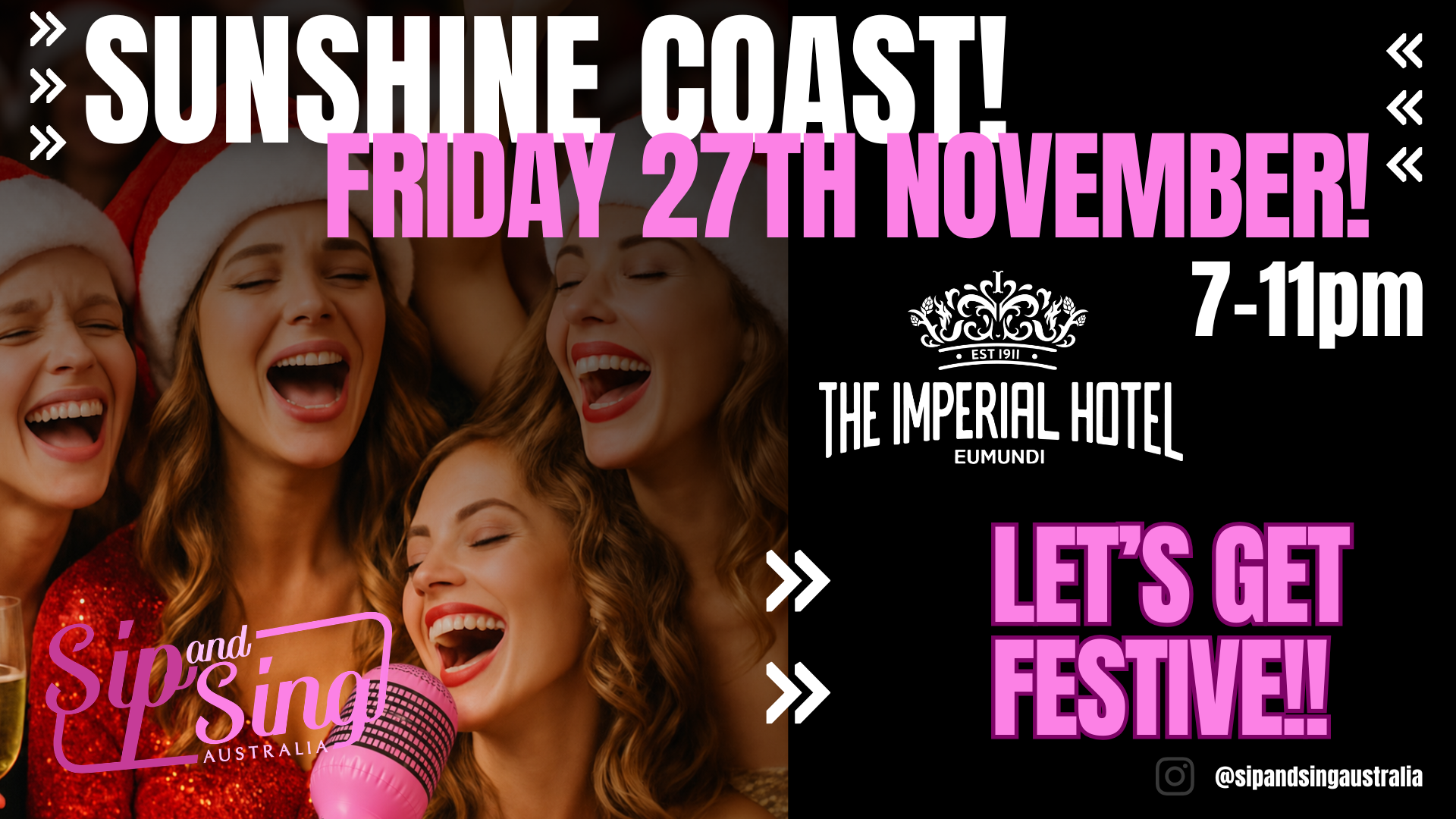 Sip & Sing - Sunshine Coast