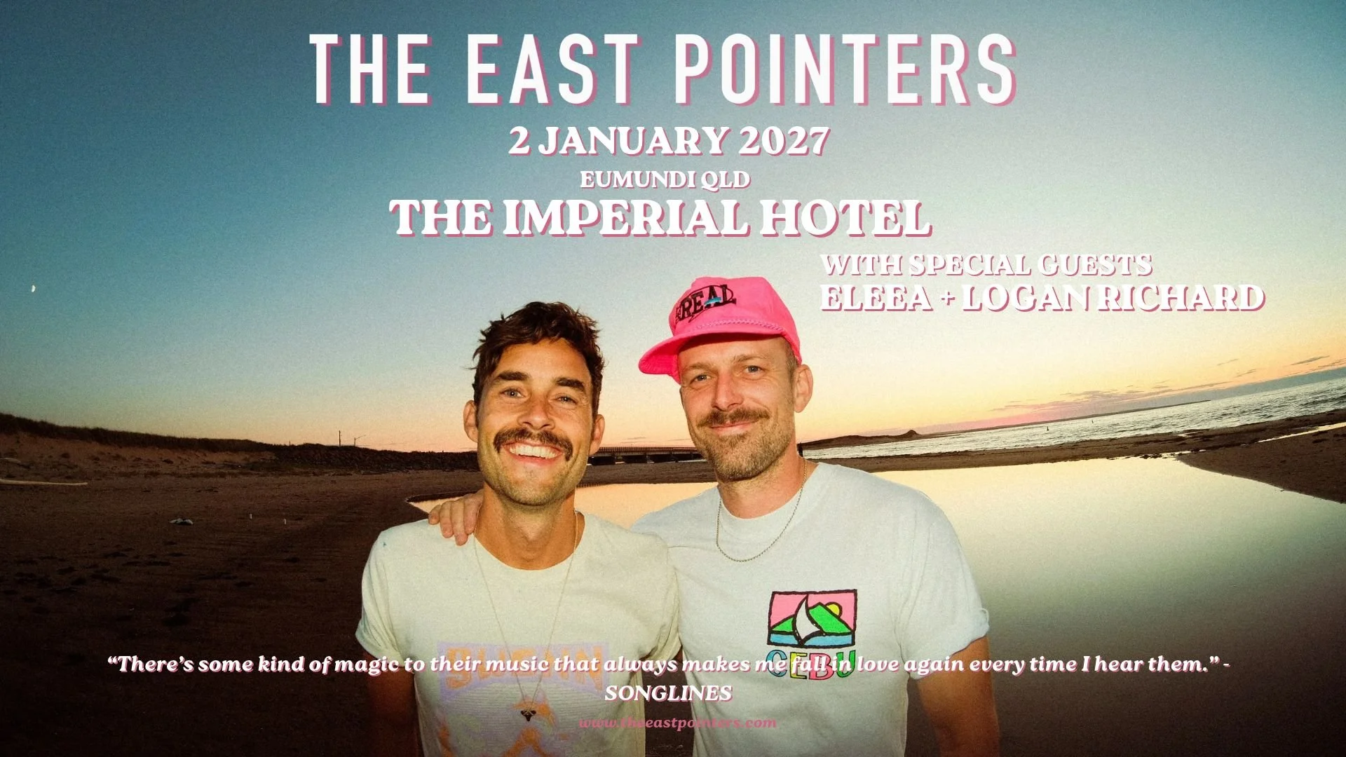 The East Pointers "Schoonertown" Australian Tour