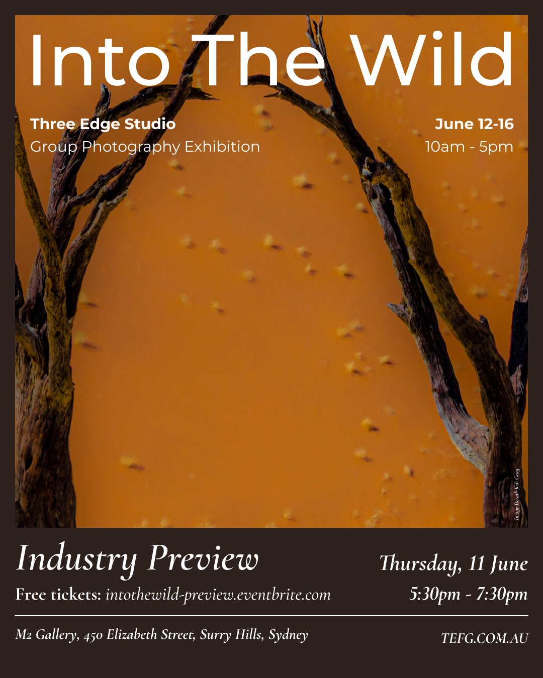 Calling all creatives, photographers and industry professionals !!

DM me to be added to the guest list...for your exclusive preview invitation to this Opening Night with complimentary light refreshments and special guest photographer Peter Eastway. 