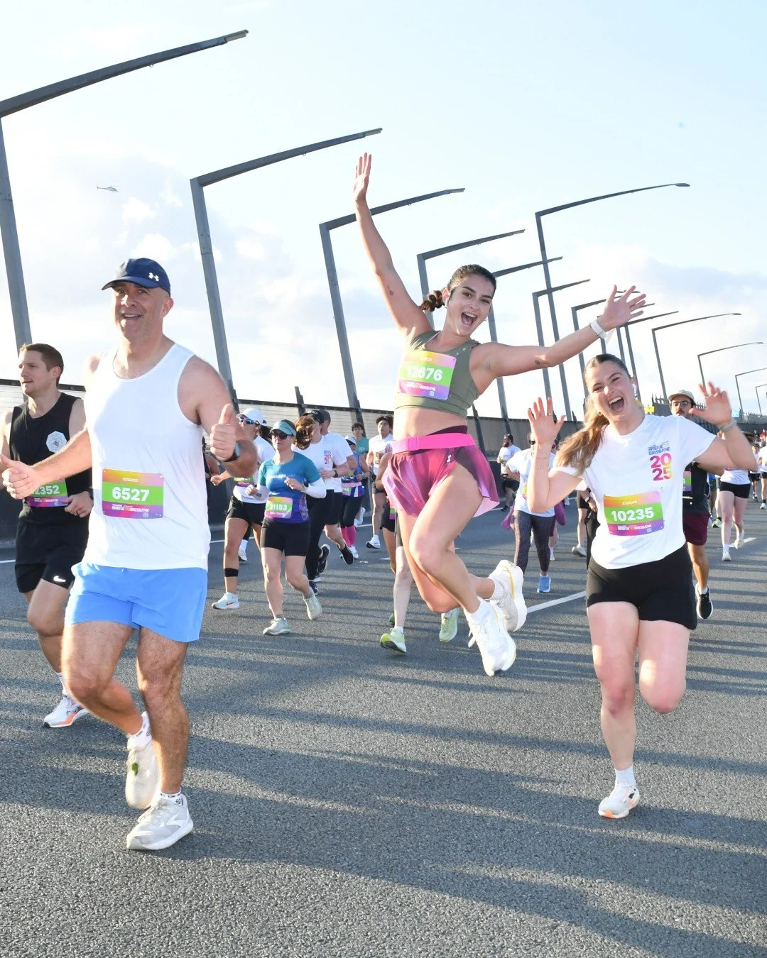This is what Brisbane looks like on race day >>