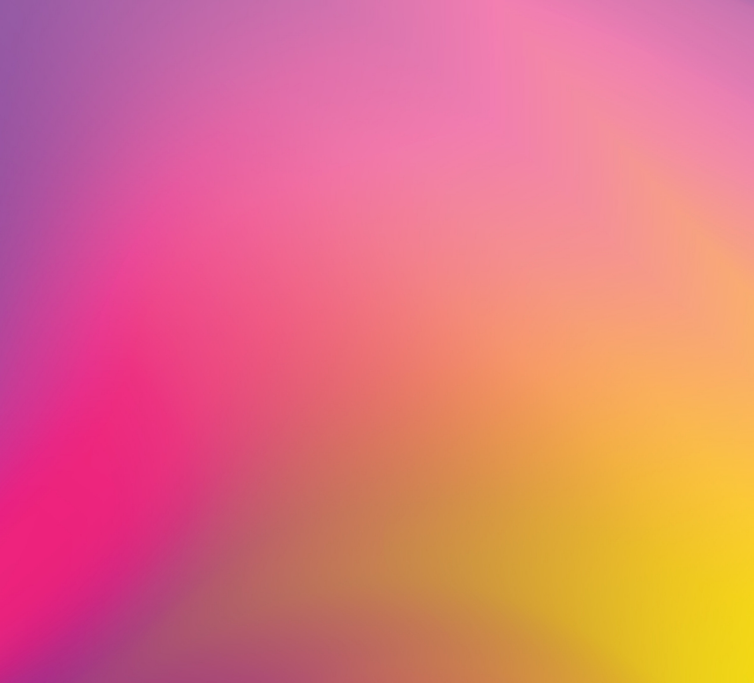 Blurred gradient background with pink, purple, yellow, and orange hues.