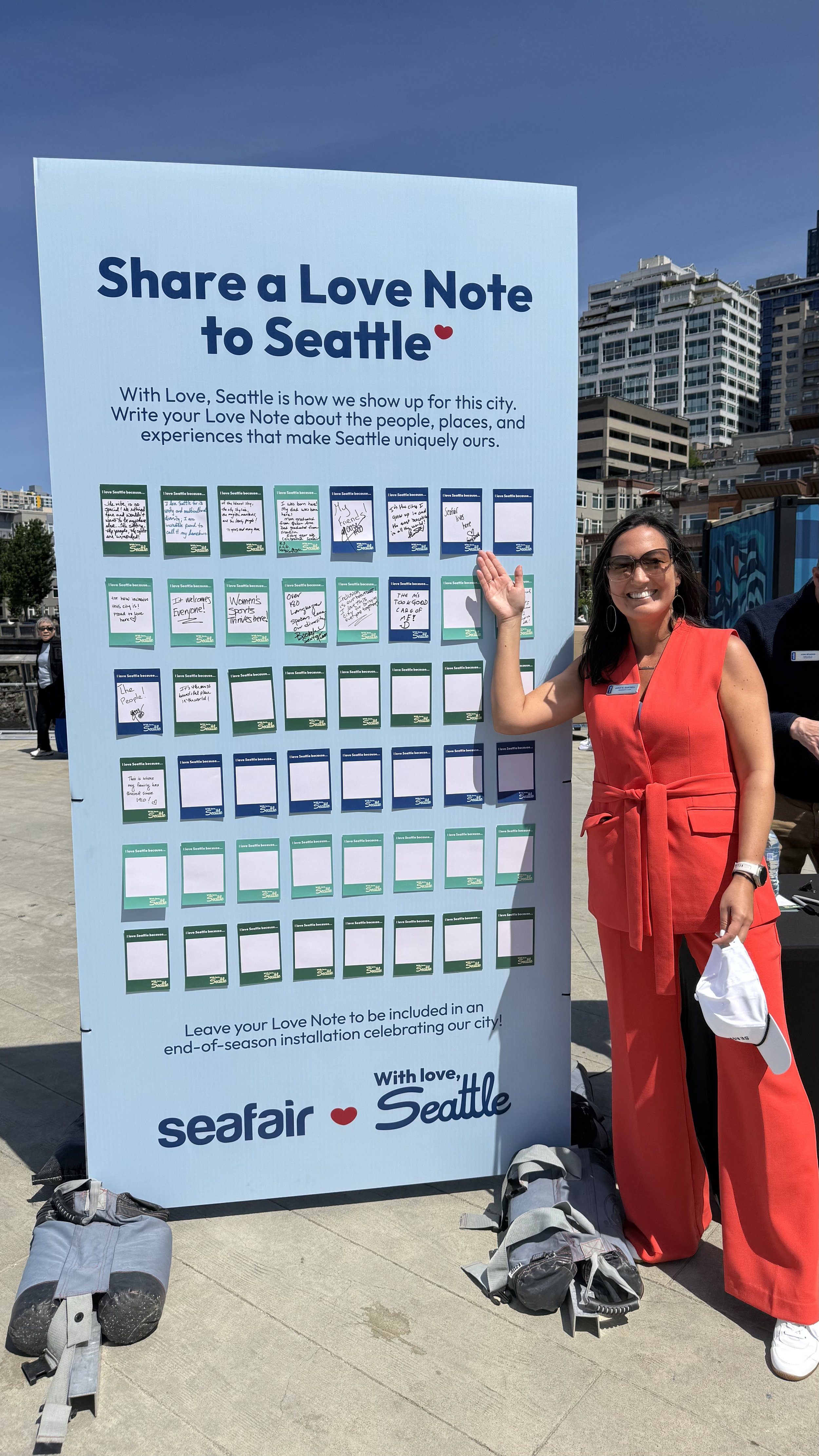 Emily's Love Note from Seafair Installation