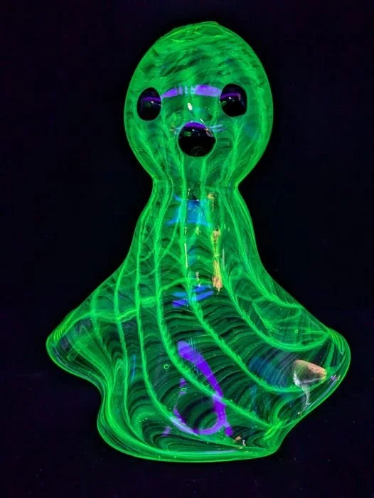 Uranium glass ghost