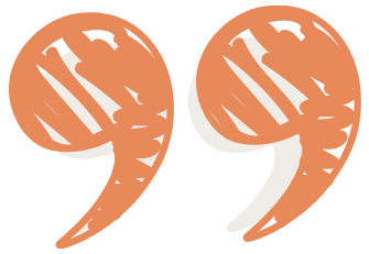 Two stylized orange question marks with white accents on a black background.