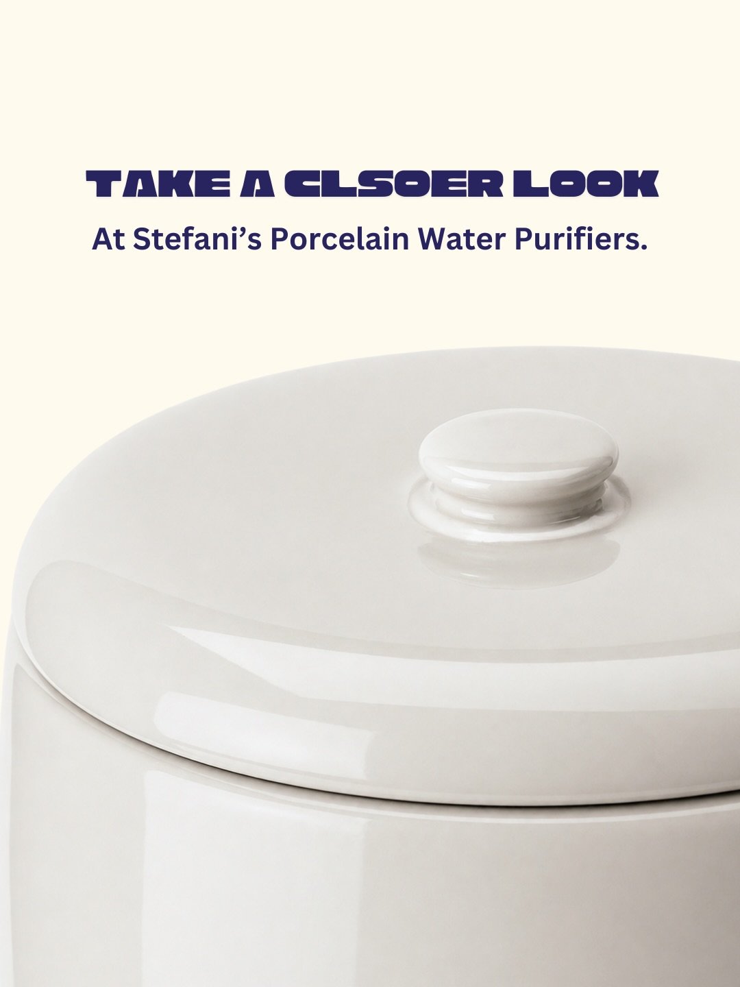 Take a closer look at the design behind Stefani Water Purifiers 👀 Thoughtfully crafted for both function and style, the range is offered in cream and black.