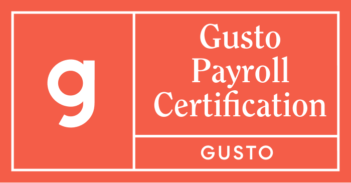 Gusto Payroll Certification badge
