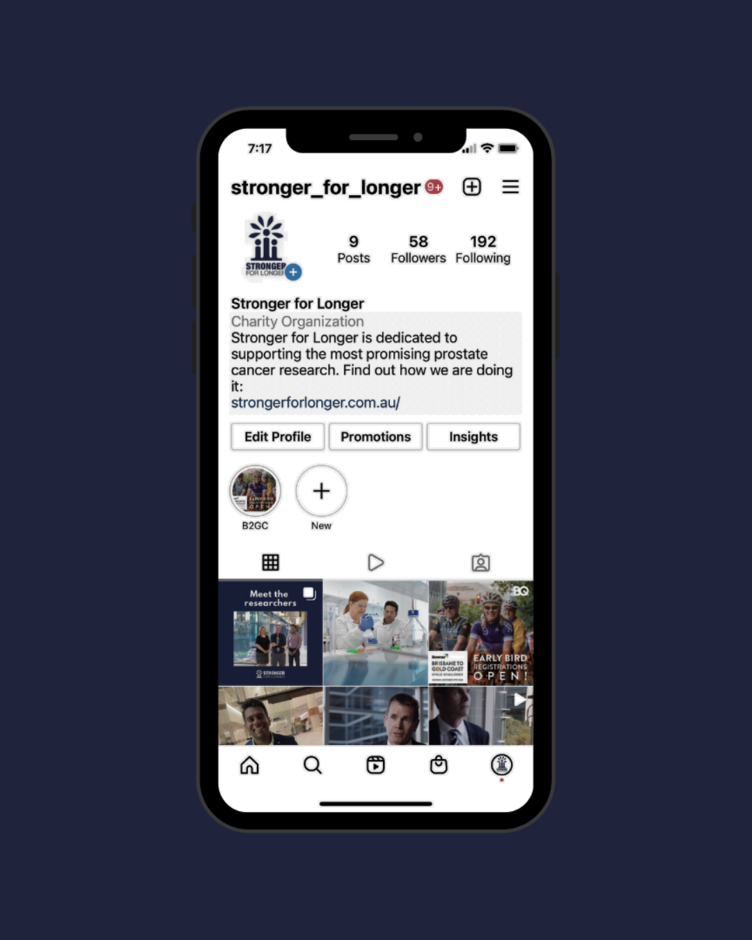 Social Media Design - Stronger for Longer 