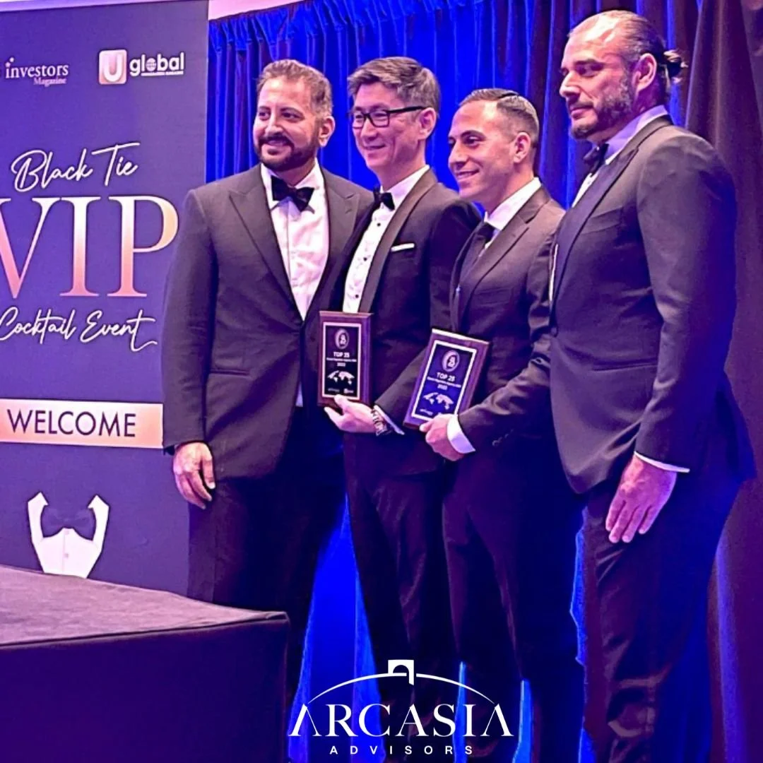 ARCASIA ADVISORS AWARDED TOP 25 WINNER BY U-GLOBAL IMMIGRATION