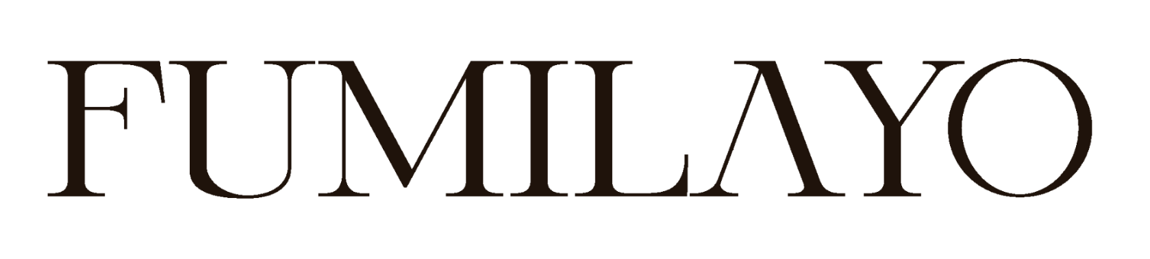 The word 'FUMILAYO' written in large, bold, black letters.