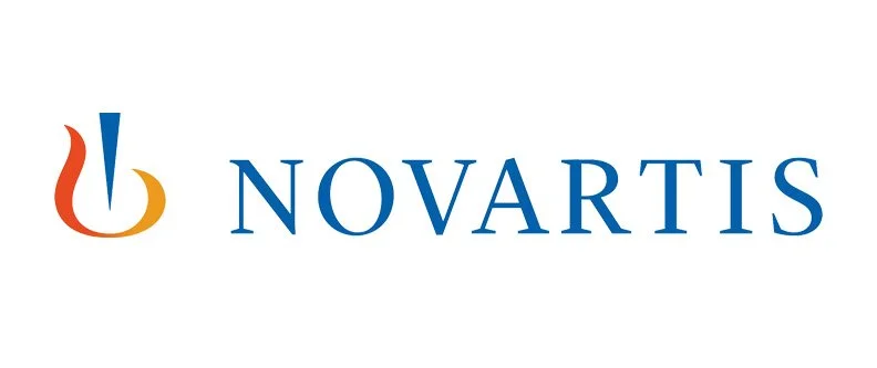 Logo of Novartis, a pharmaceutical company.