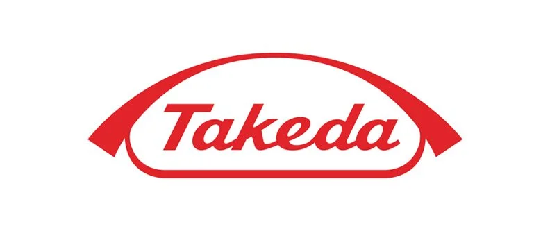 Logo of Takeda, a pharmaceutical company.
