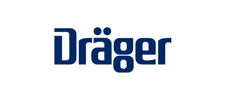 Logo of Dräger, a medical devices and safety company.