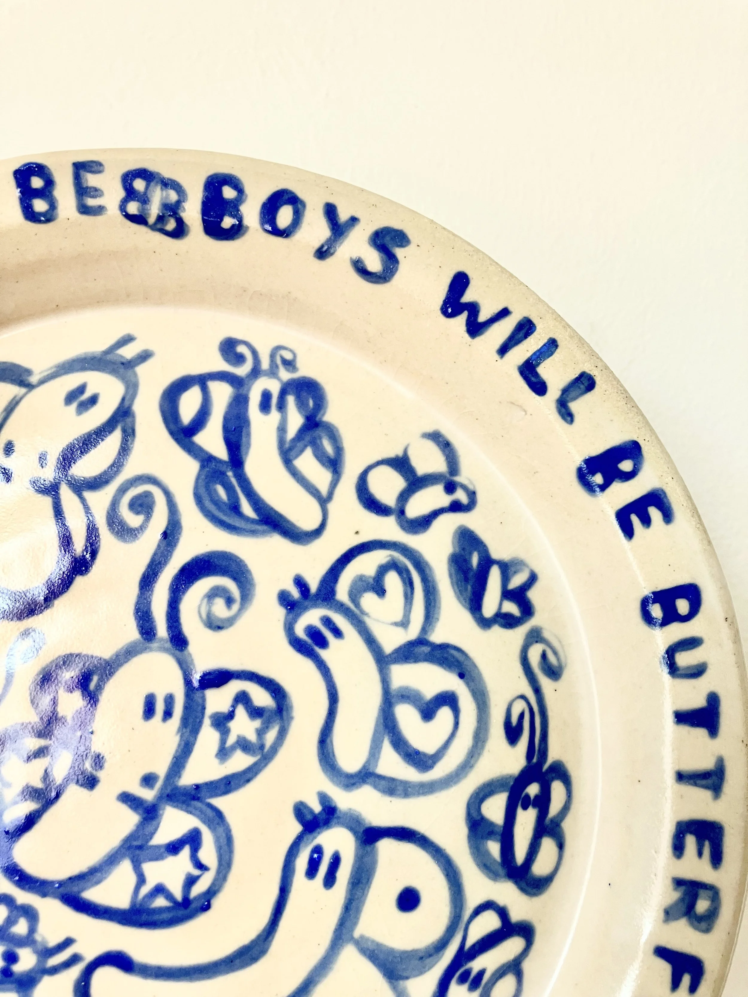 boys will be butterflies plate medium 005