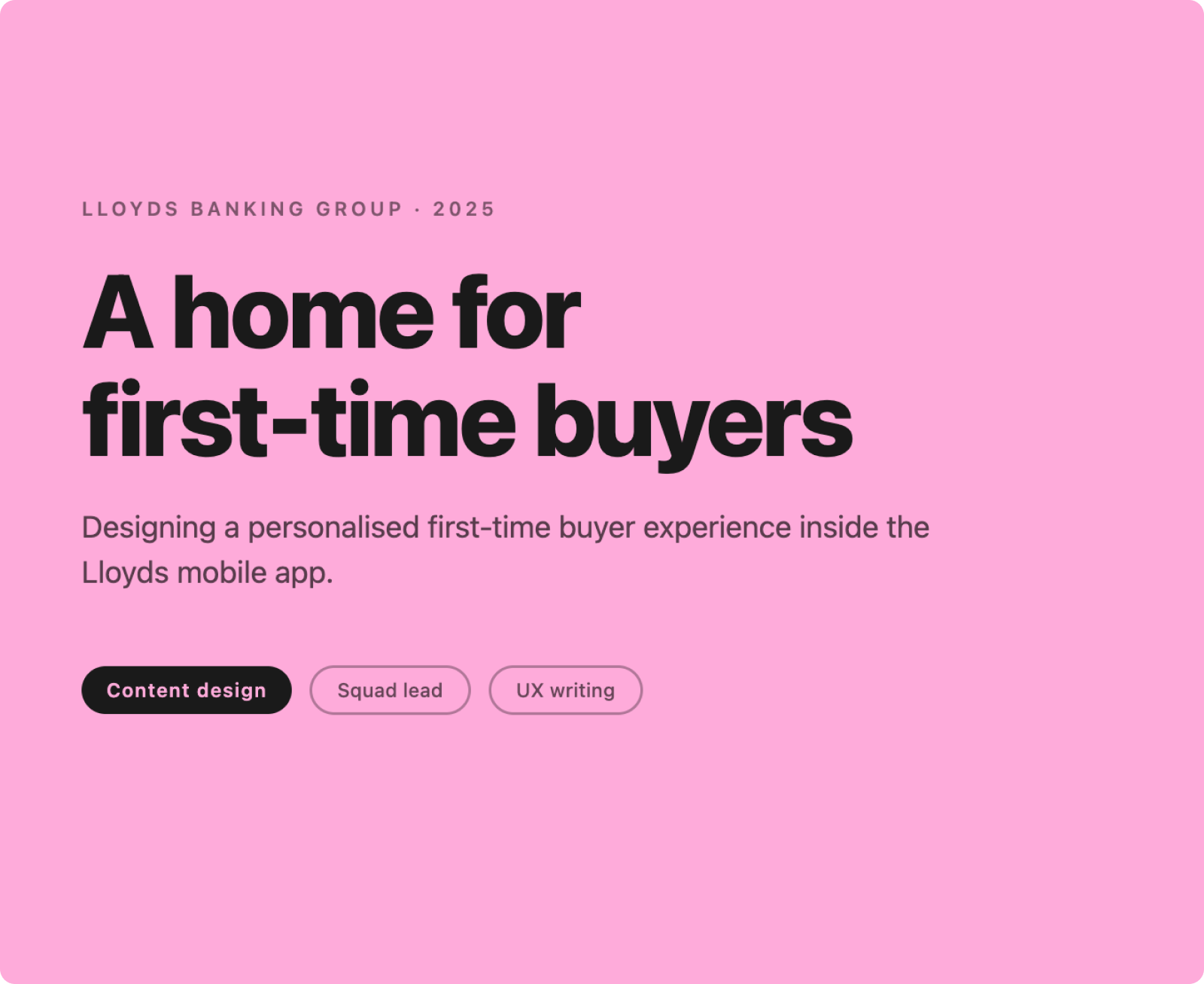 A home for first-time buyers</span>