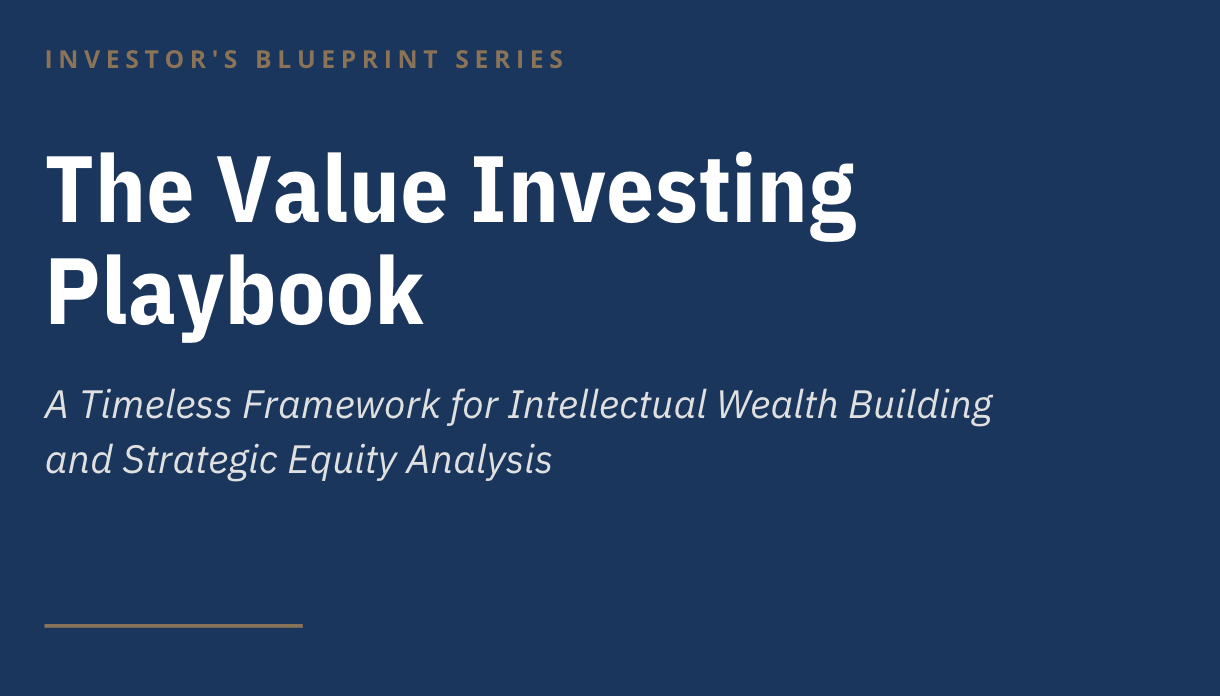 The Value Investing Playbook