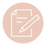 Dokument mit Stift