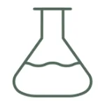 Laborflasche mit Flüssigkeit