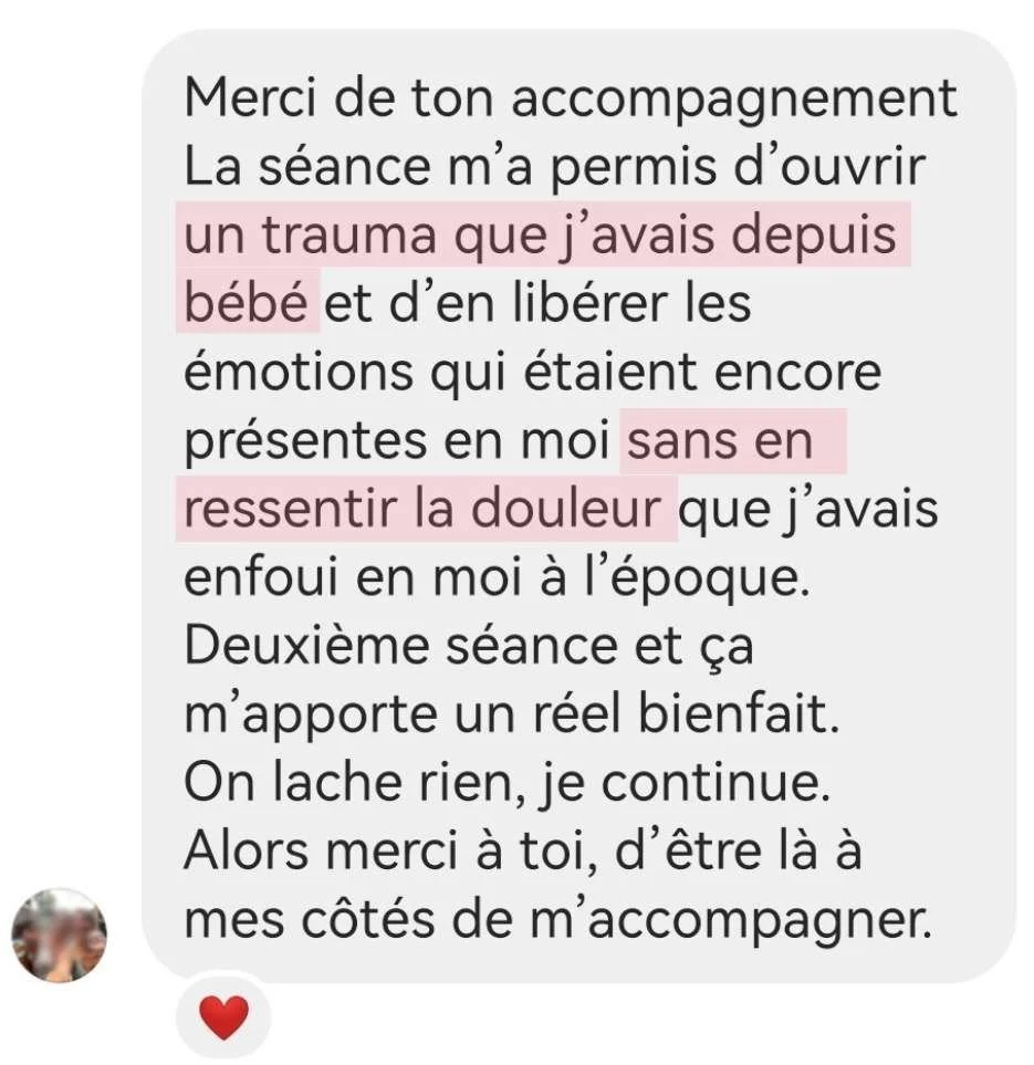 Témoignage EFT — libération d'un trauma d'enfance dès la deuxième séance