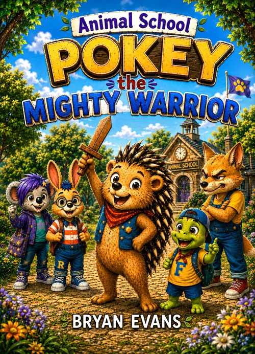 Cover of Animal School: Pokey the Mighty Warrior by Bryan Evans
