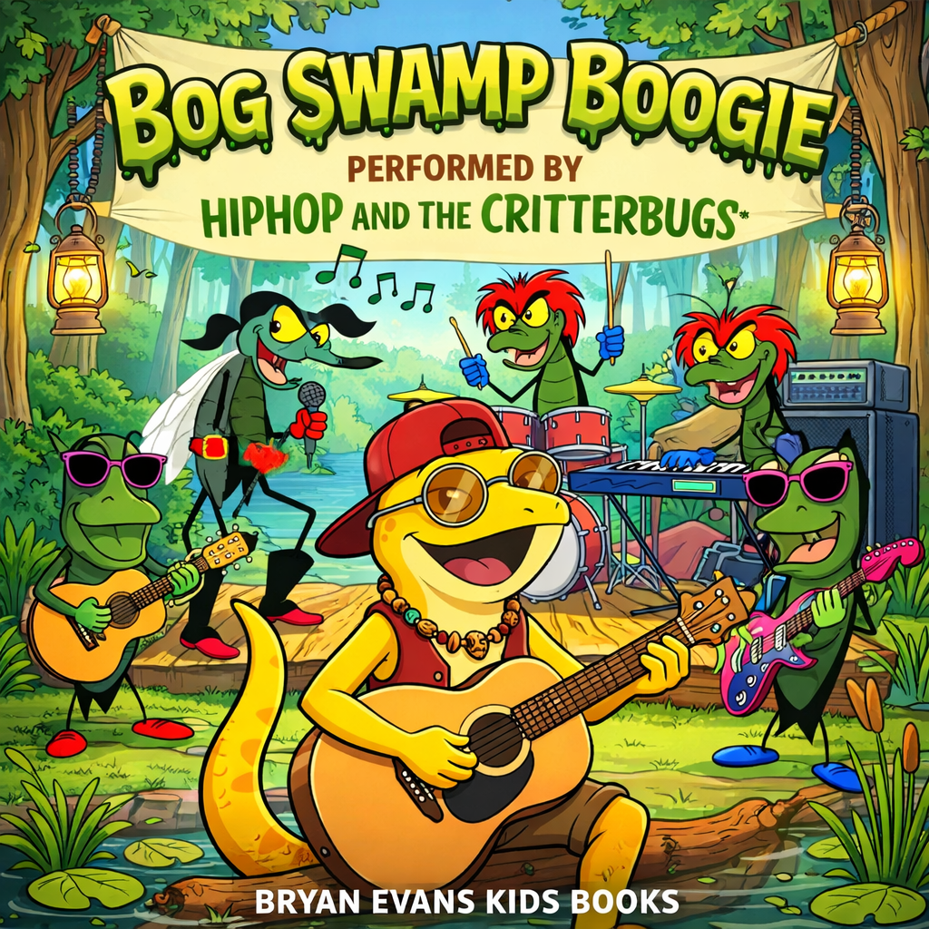 Bog Swamp Boogie song cover featuring Hiphop and the Critterbugs Bush Band