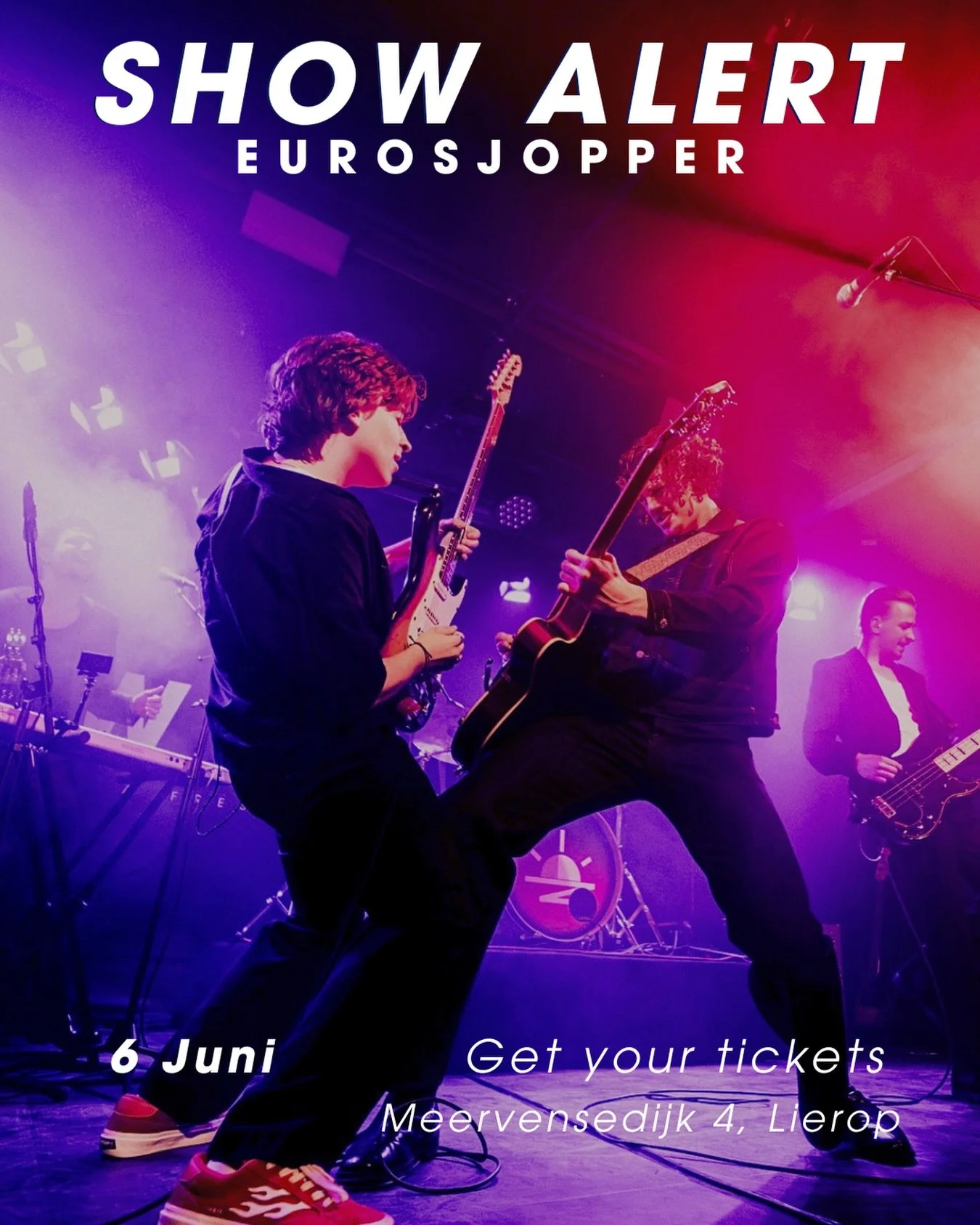 SHOW ALERT 

📍 meervensedijk 4, Lierop
📅 6 Juni
⏰ Tijd word de avond zelf bekend gemaakt 
🎟️ Stuur ons een dm voor een kaartje, op = op🧡