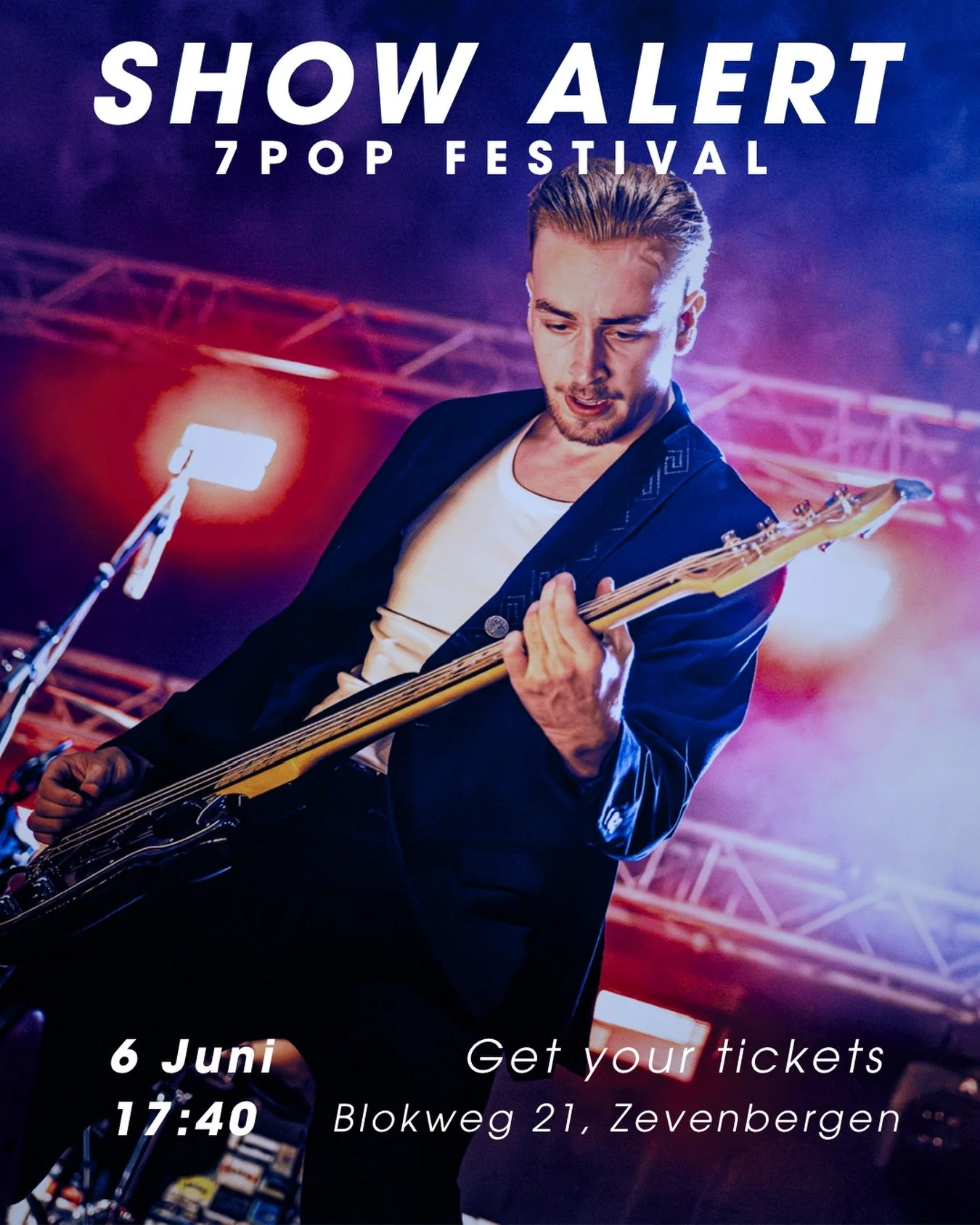 SHOW ALERT

Just had a call with @zevenpop.nl 

We&rsquo;re adding 7Pop Festival to our agenda for the upcoming weekend! 🔥

Three shows in one week is insane, thank you guys for all the support🧡
