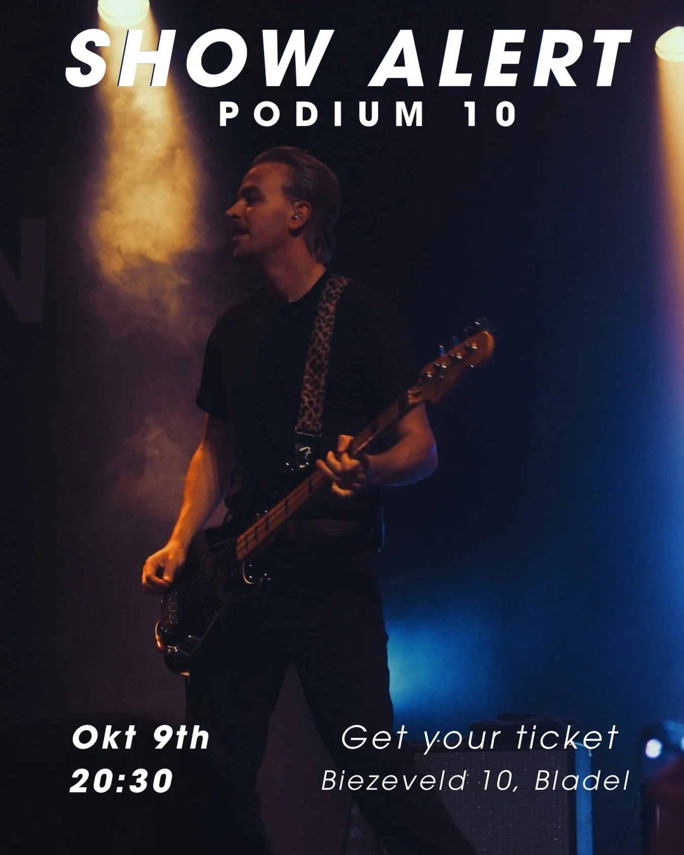Playing our hometown. 🧡

Podium 10, Bladel tomorrow.
Come dance with us.