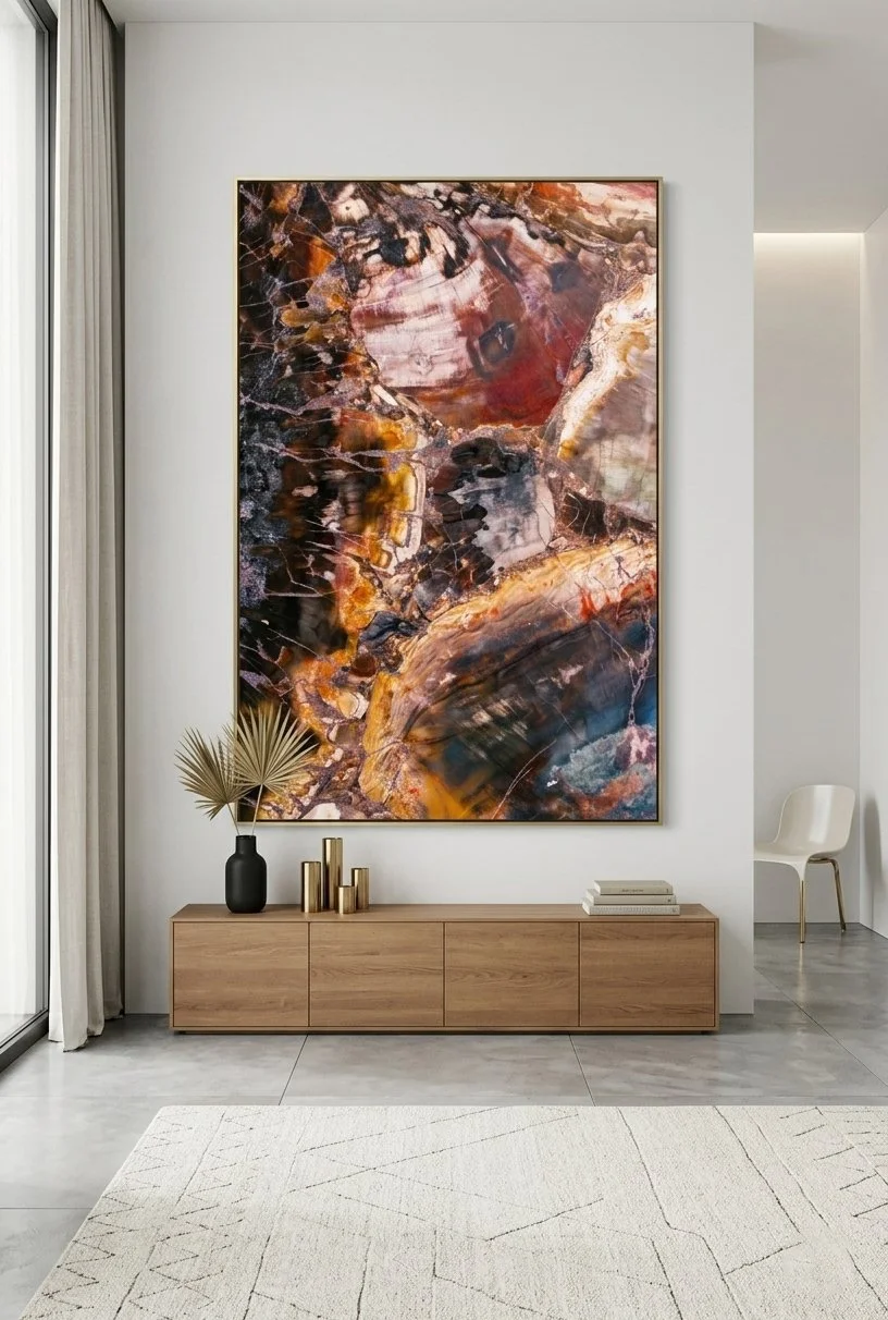 Série Tellurique n°4 — Cristallisation Ambrée