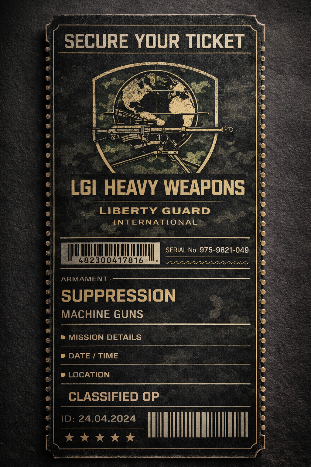 Digitales Ticket LGI - Heavy Weapon
