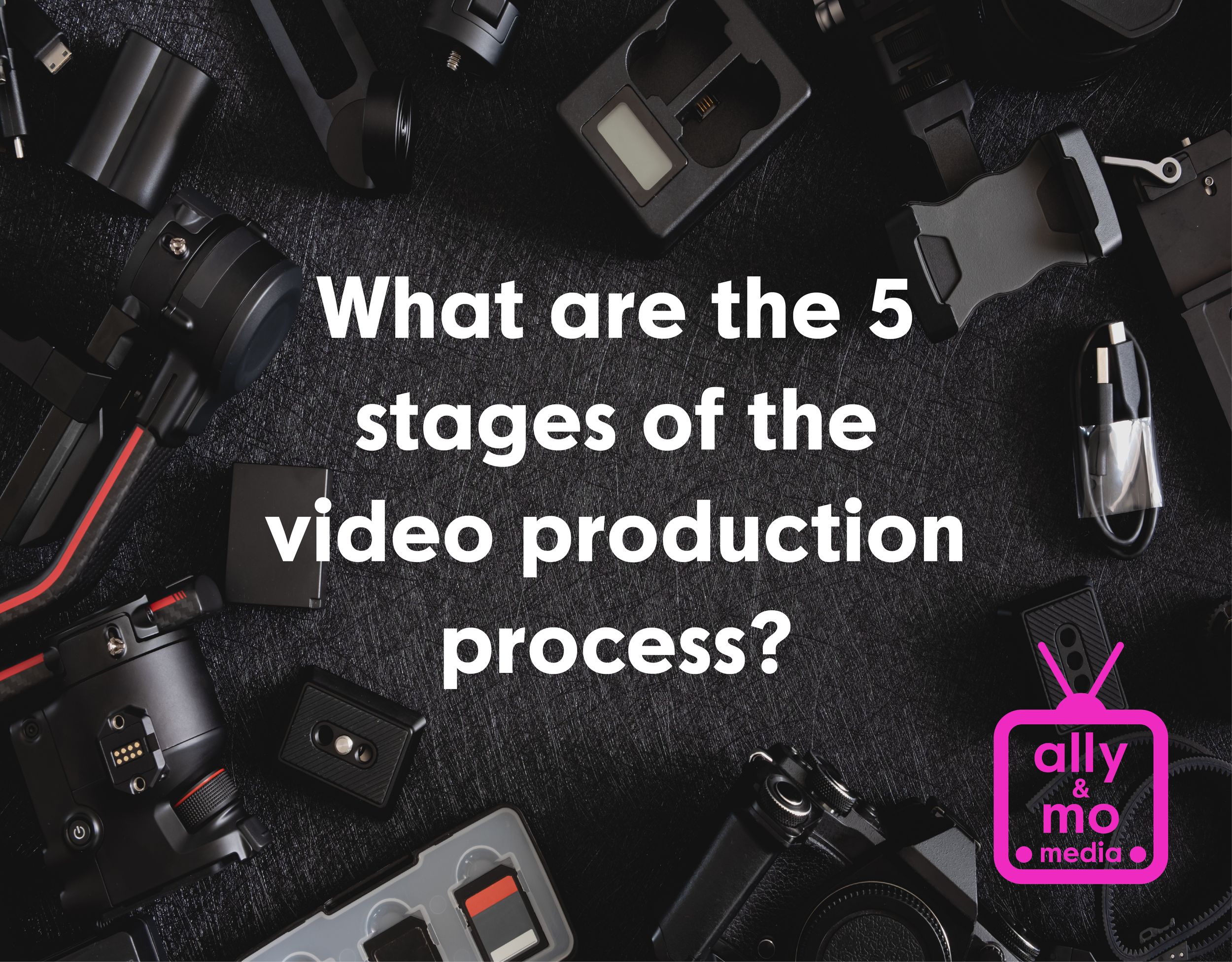 What are the 5 stages of the video production process?