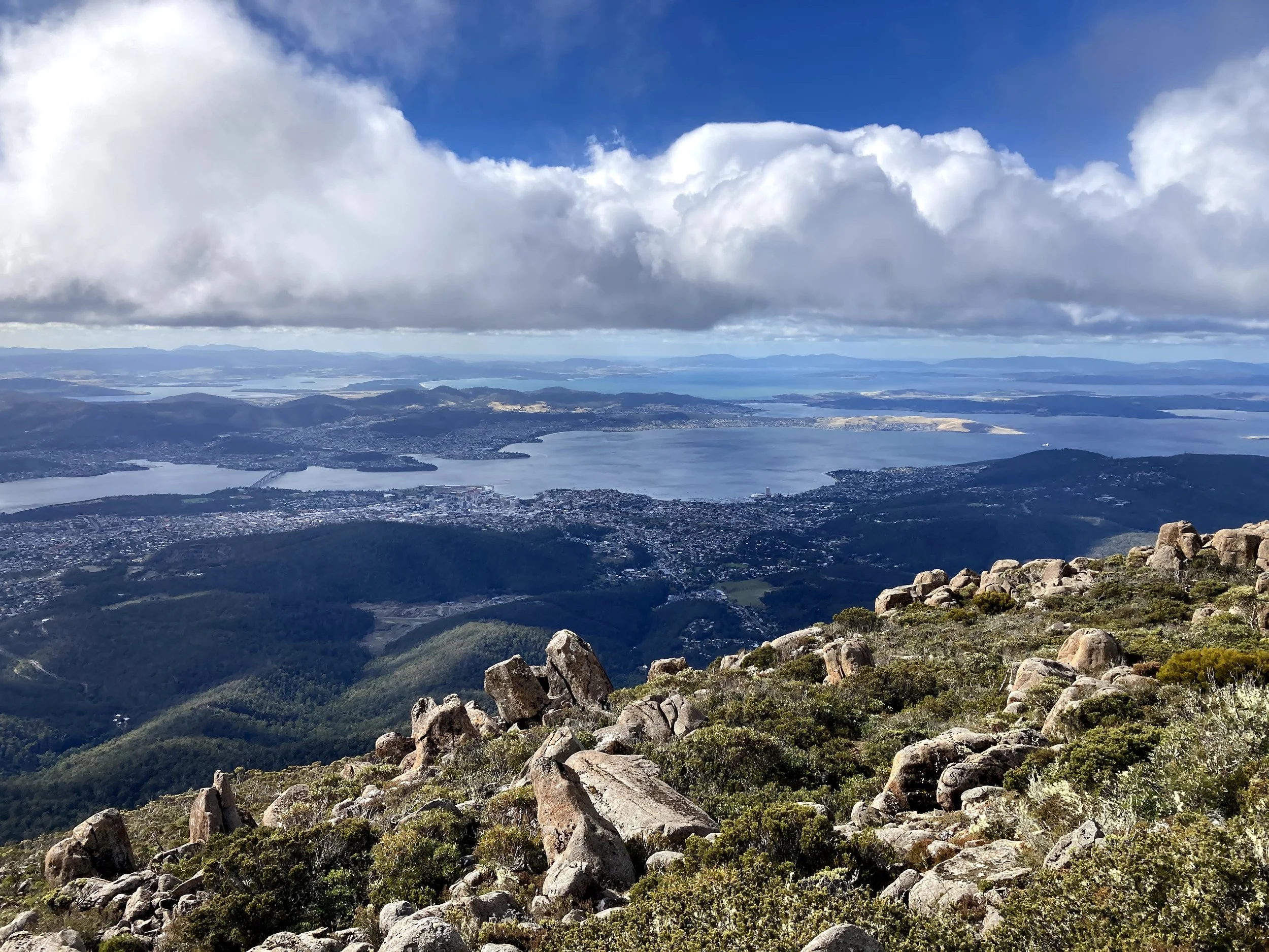 view from kunanyi