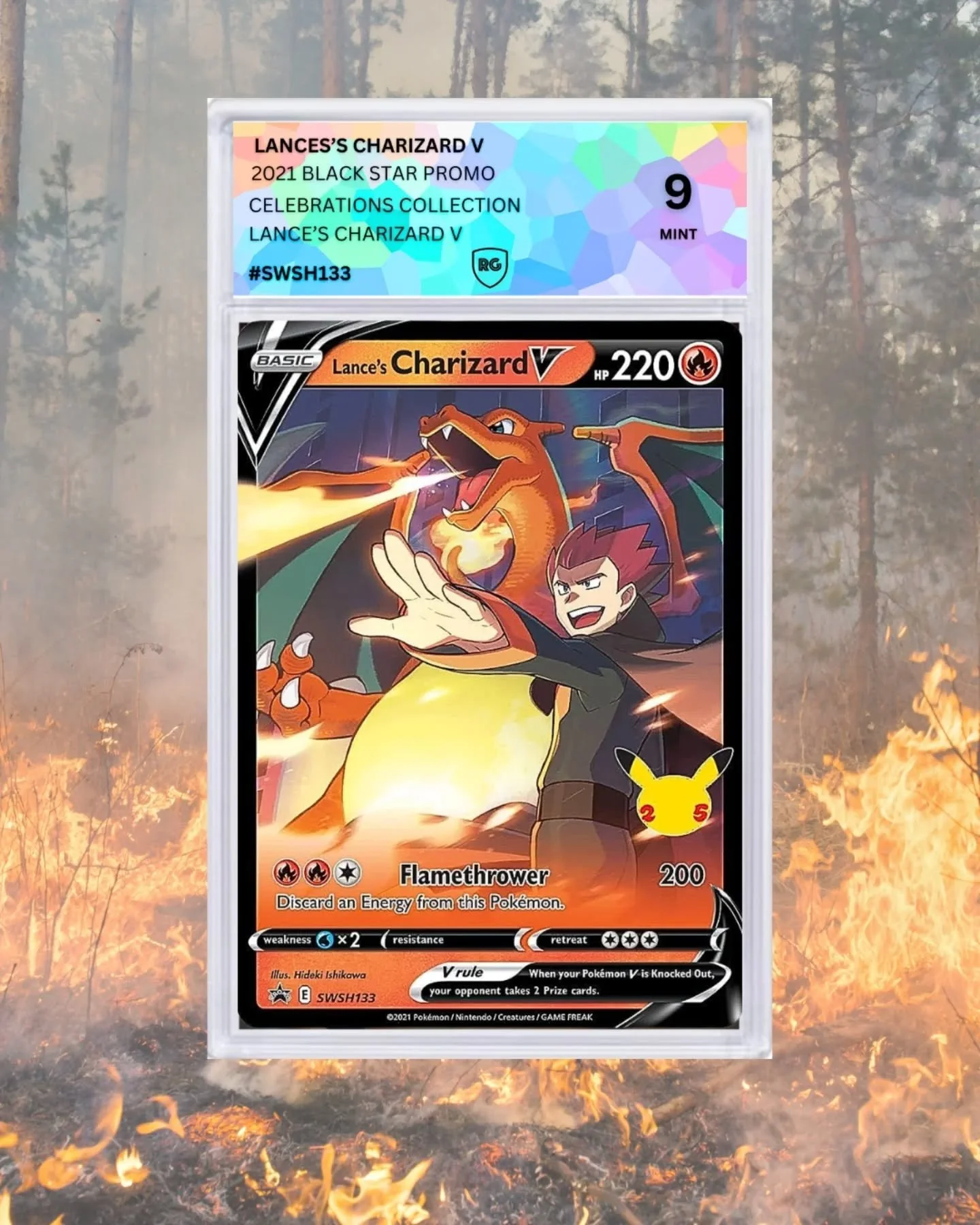 The Dragon Master&rsquo;s ace. 🐉🔥 
Graded a Mint 9 and staying in the vault.
.
.
.
#pokemoncards #charizard #lancescharizard #pok&eacute;montcg  #richgrading