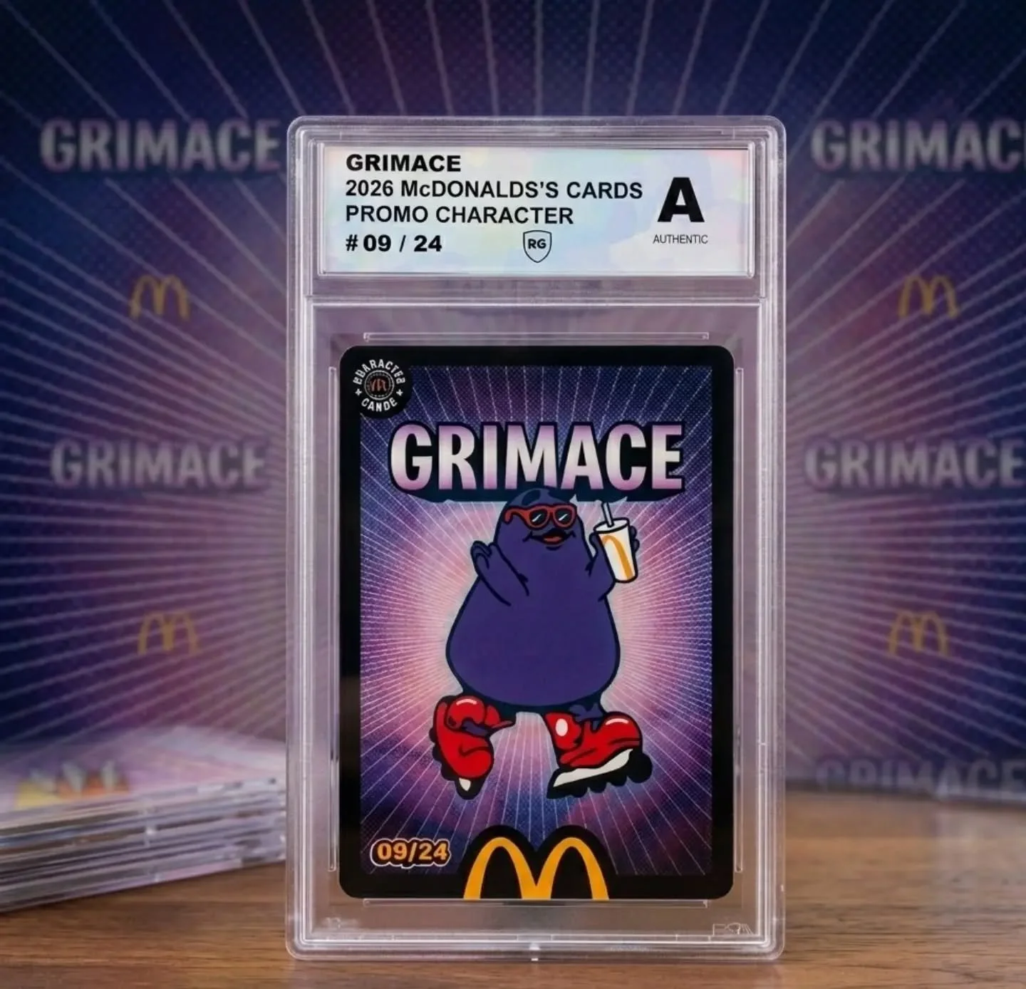 The Purple GOAT: Authenticated 🍦

Nothing says "rare" like the legend himself on roller skates. This 2026 McDonald's Promo Grimace is officially slabbed, graded Authentic, and ready to take over the collection.

Status: Minty Fresh (and sl