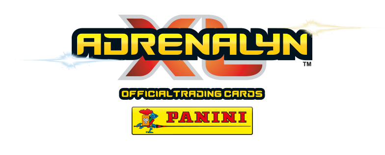 Adrenalyn XL official trading cards logo with Panini branding.