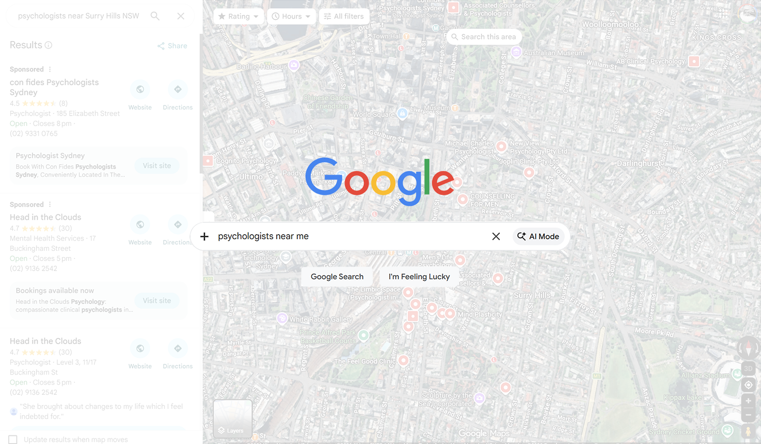 How to Rank on Google for 'Psychologist Near Me'