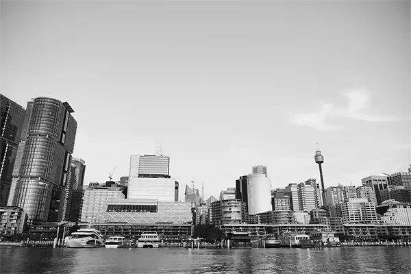 Cityscape from Darling Harbour
