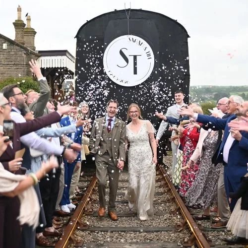 Wedding with confetti in West Bay, Dorset.jpg