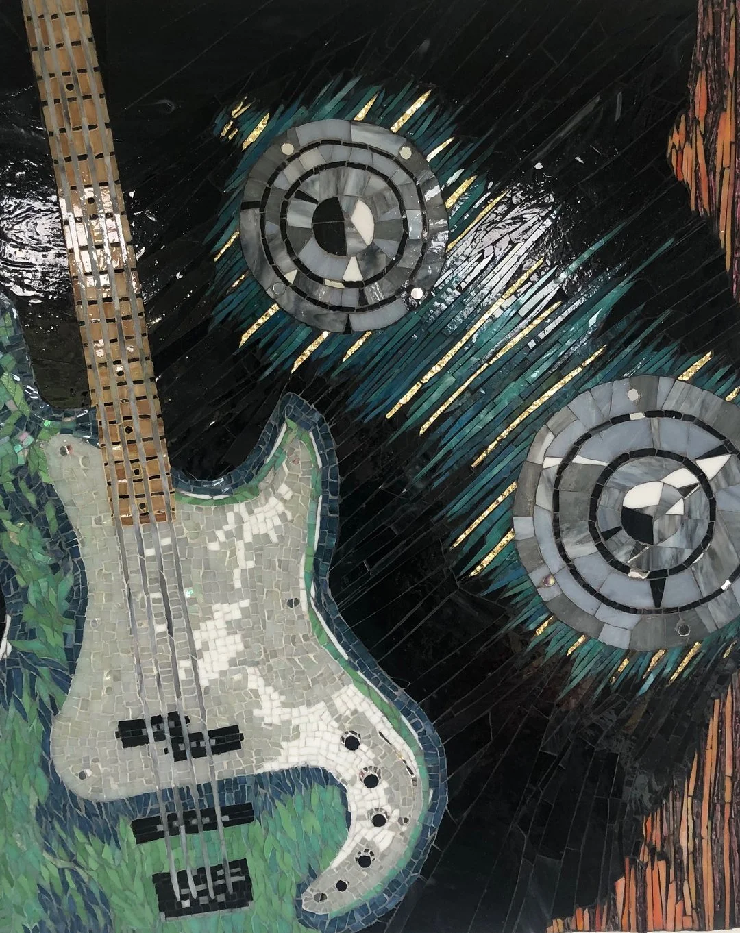 Green Electric Guitar