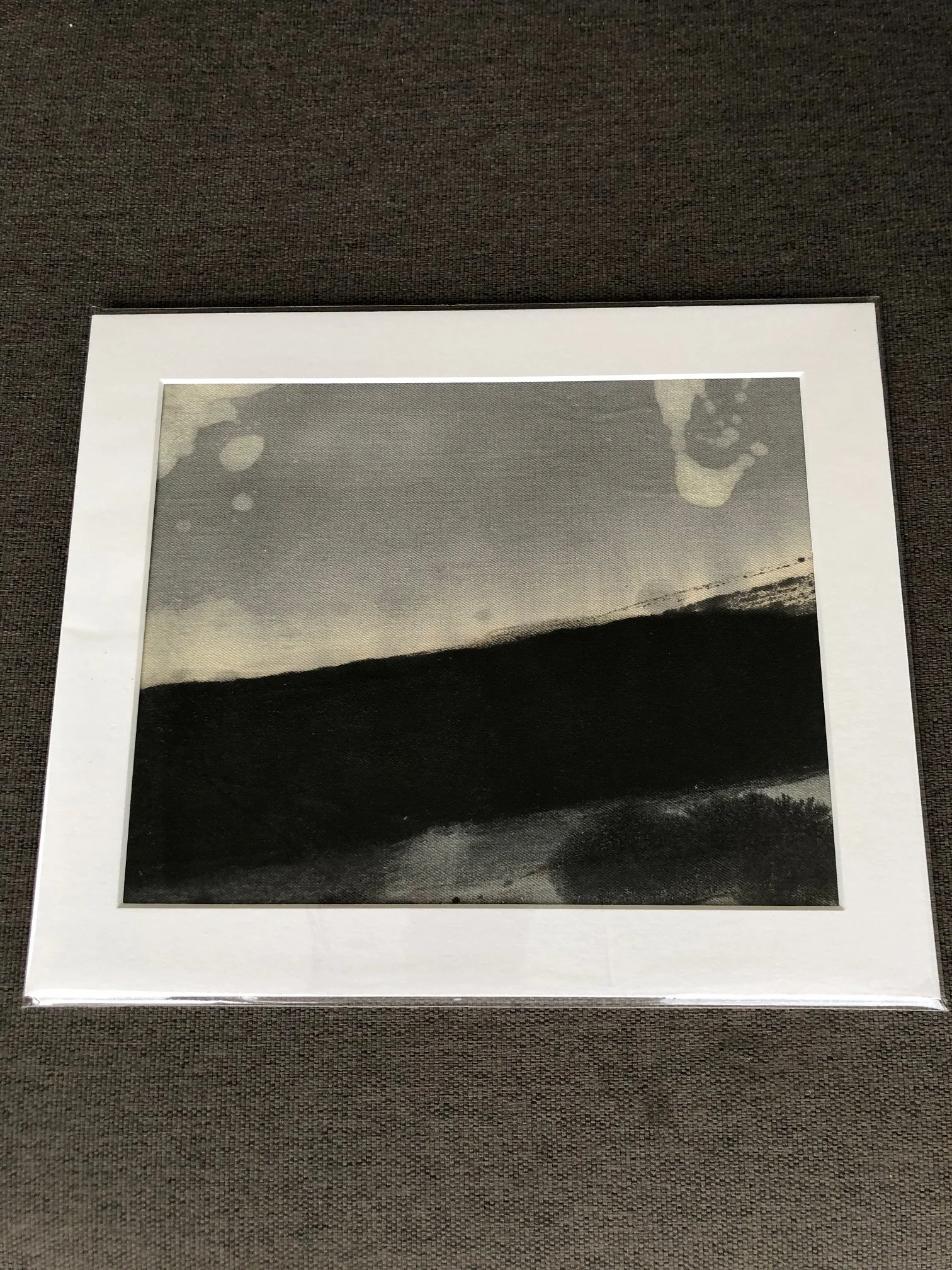 Painting in black &amp; white, exploring the landscape through tone and contrast