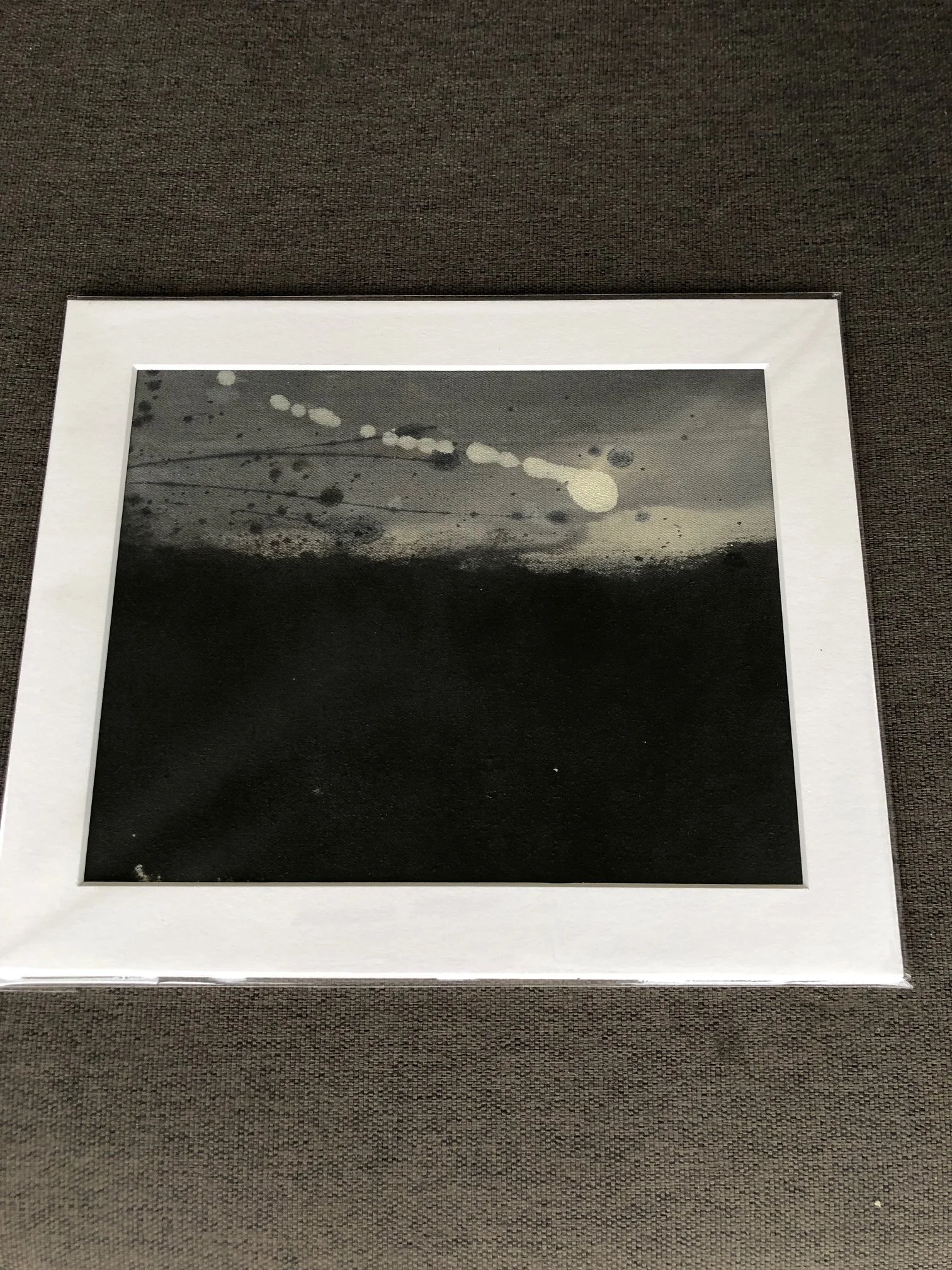 Painting in black &amp; white, exploring the landscape through tone and contrast