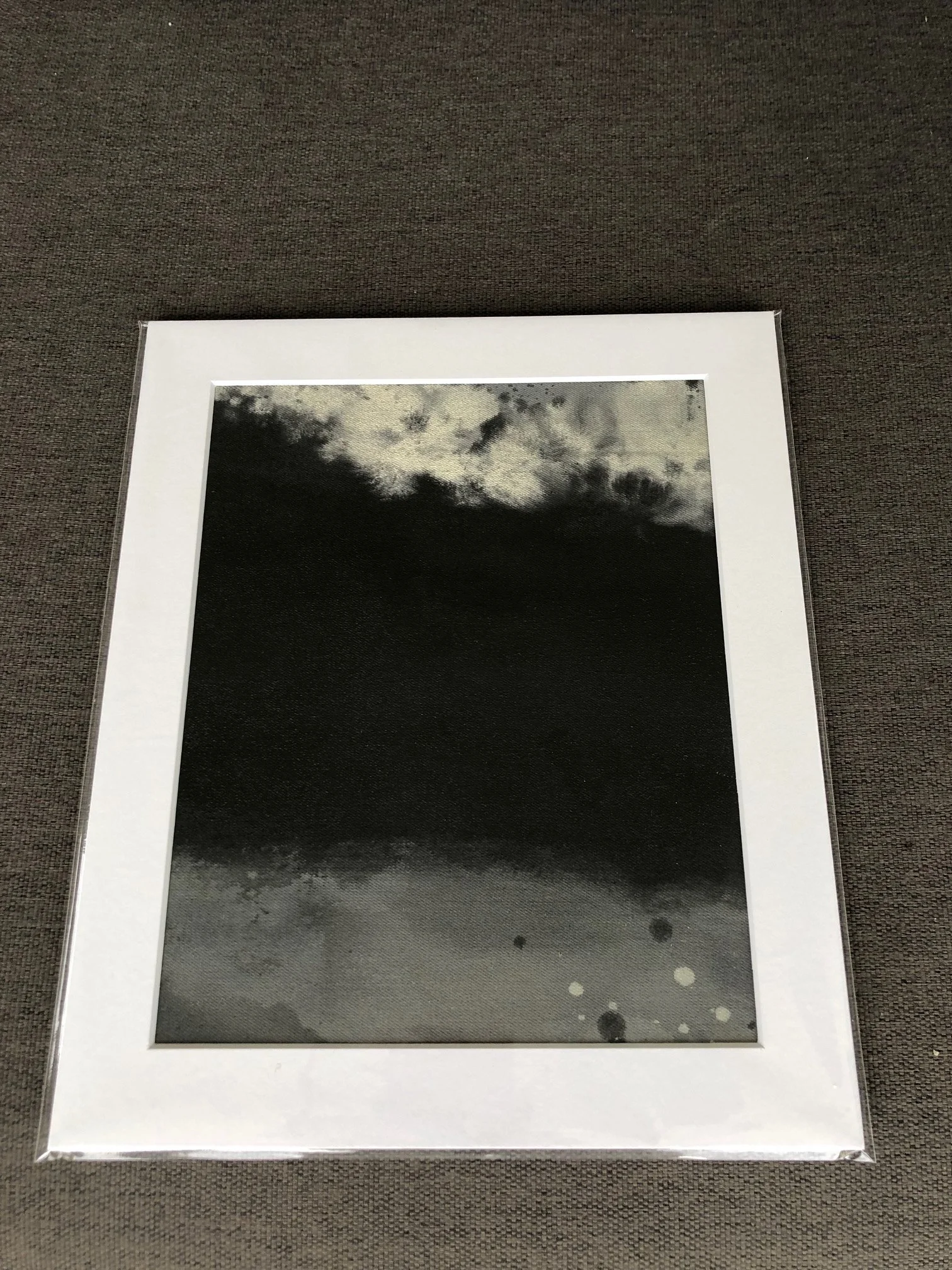 Painting in black &amp; white, exploring the landscape through tone and contrast