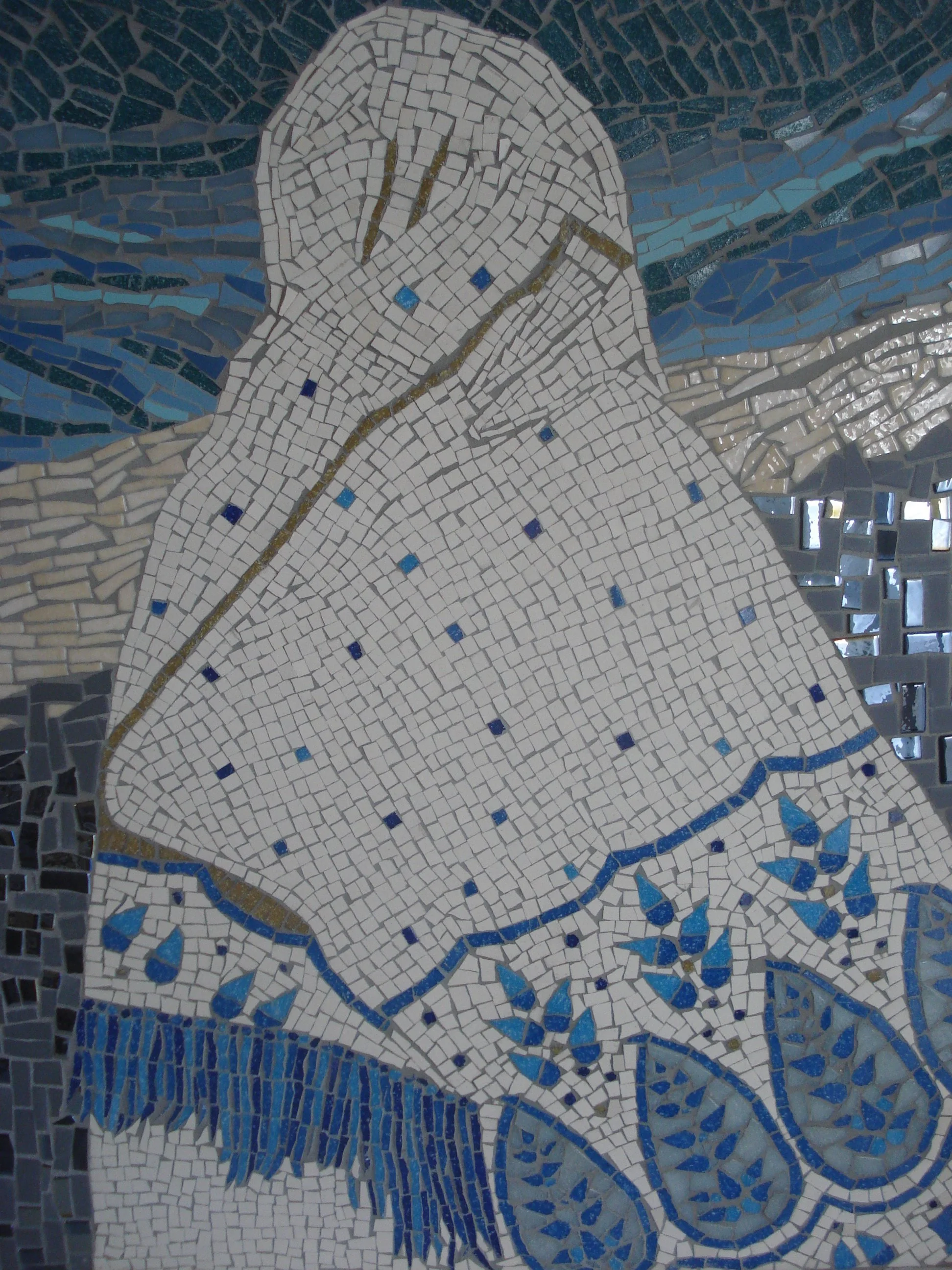 Seál/Shawl- blue