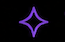 A purple star-shaped graphic on a black background.