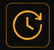 A yellow clock icon with a circular arrow around it, indicating refresh or reload.