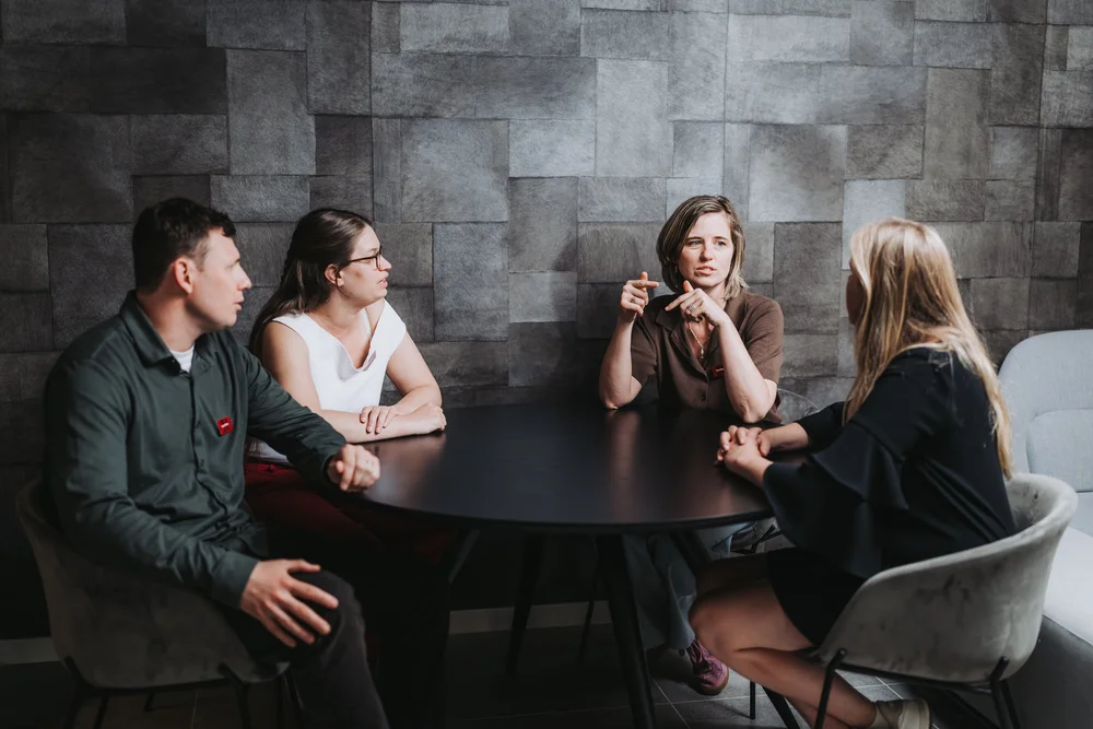 HR-gesprek over reorganisatie bij Herstart