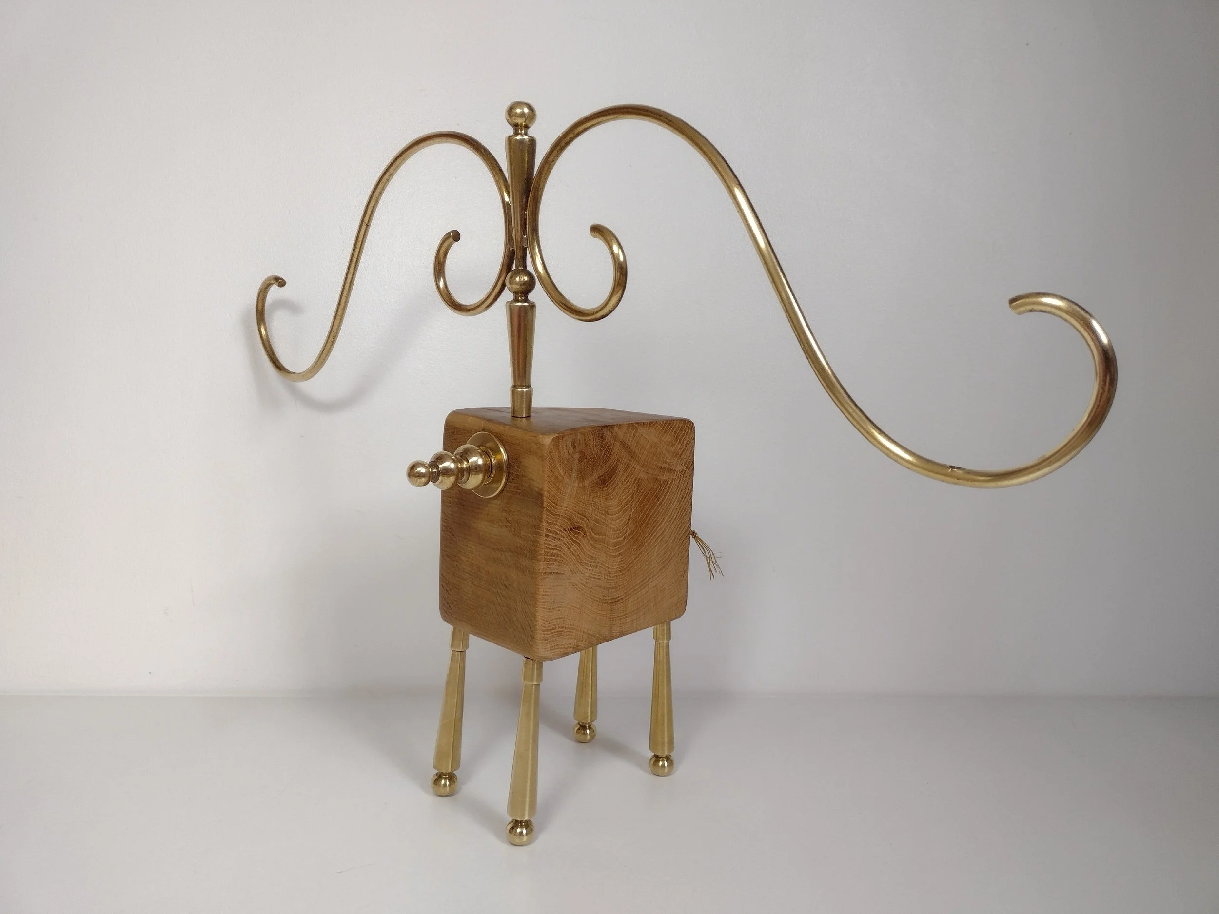 Brass Bulls sculpture