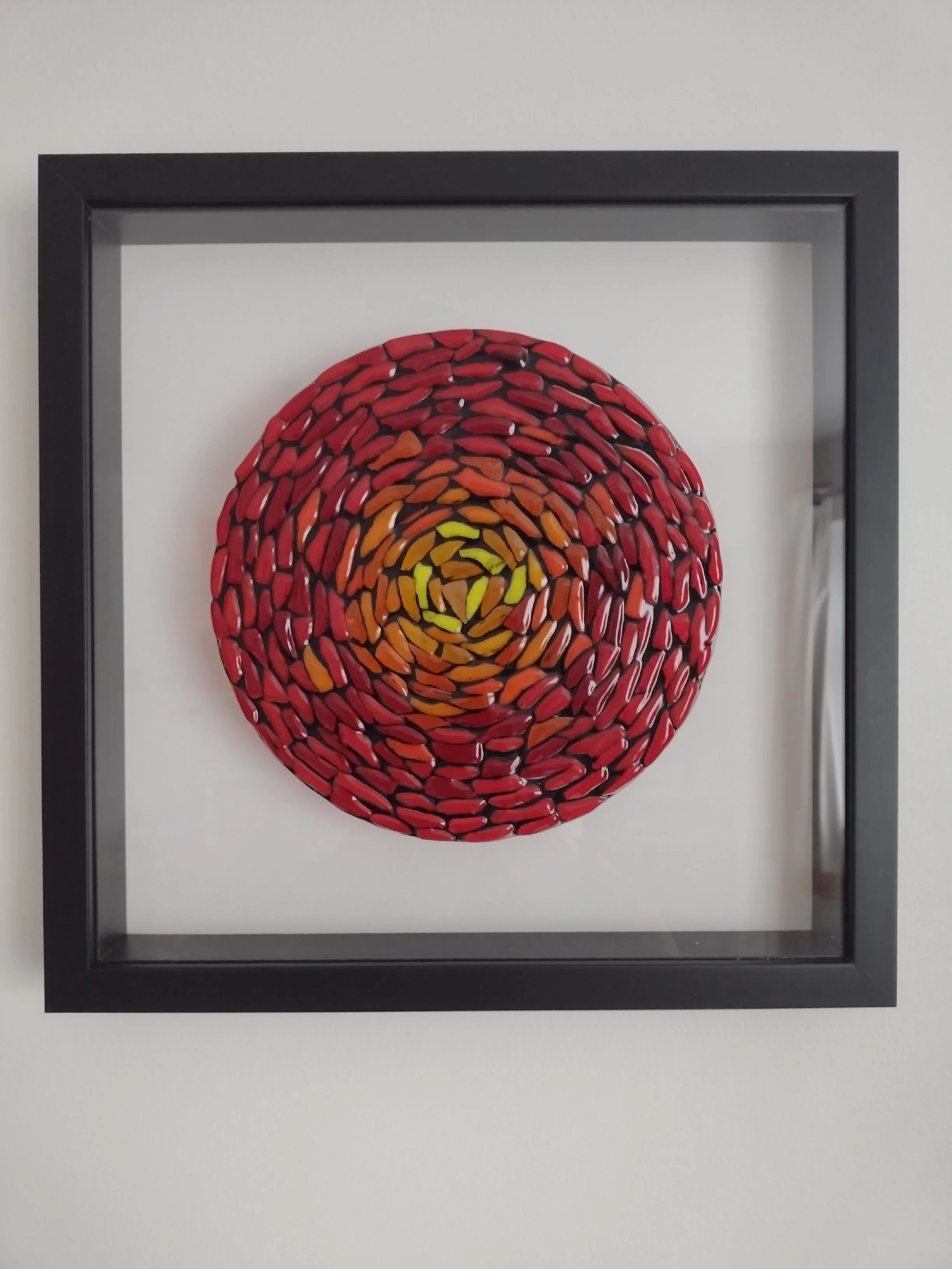 Flow I Glass Wall Art