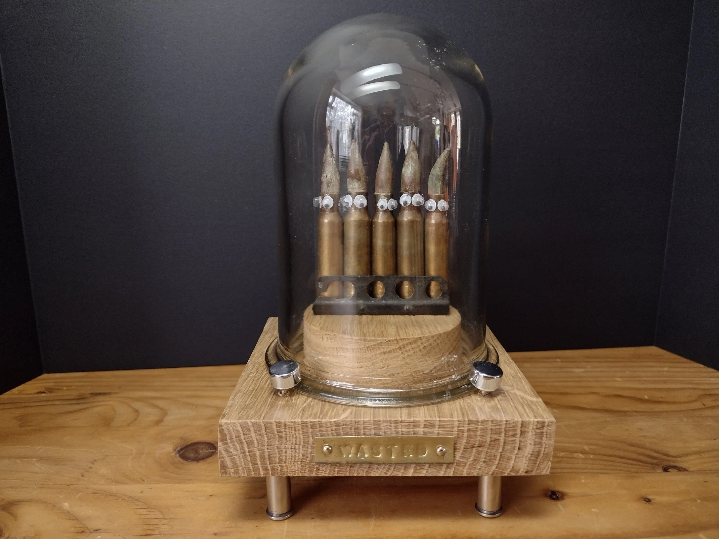 Wasted assemblage sculpture