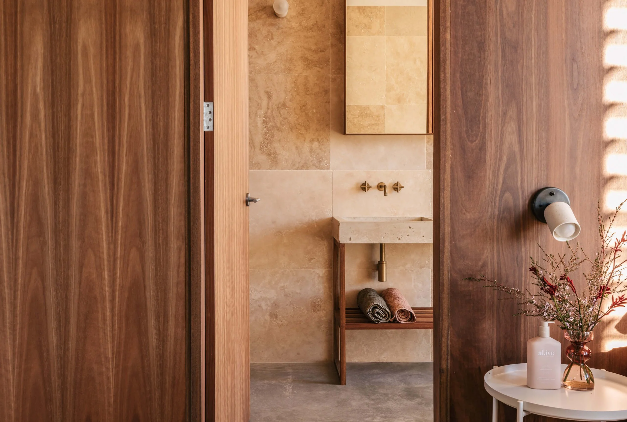 Warm organic tonal interiors